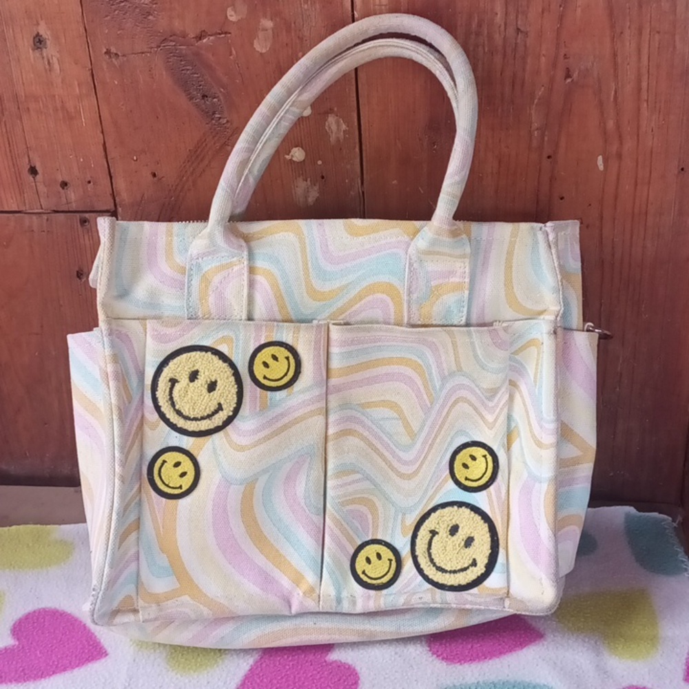 Medium size smiley face bag
